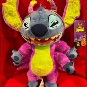 Disney Stitch Halloween Plush Toy - Purple and Green
